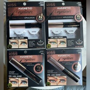 Kiss Magnetic Lashes and Eyeliner Bundle 80364 and 80608